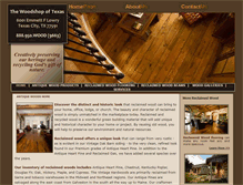 Tablet Screenshot of antiquewoods.net